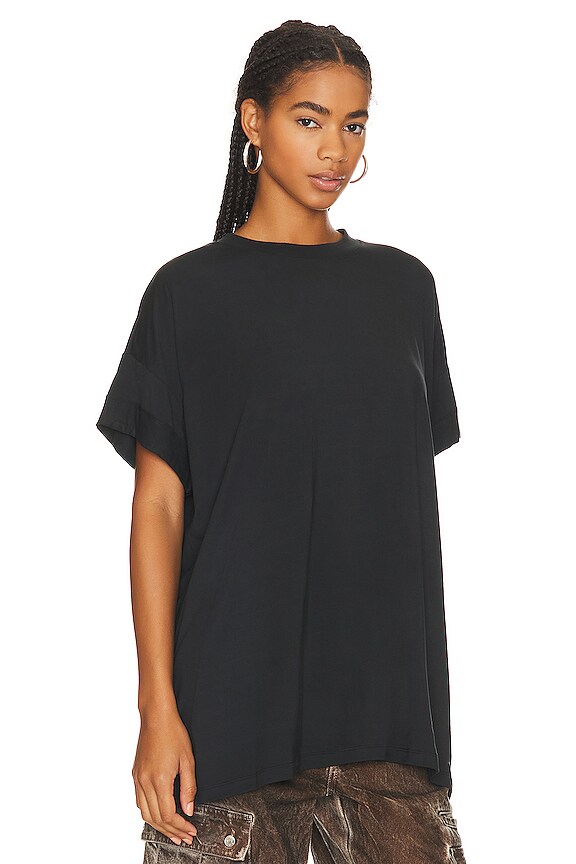 view 2 of 4 Oversized Sleep Tee in Black