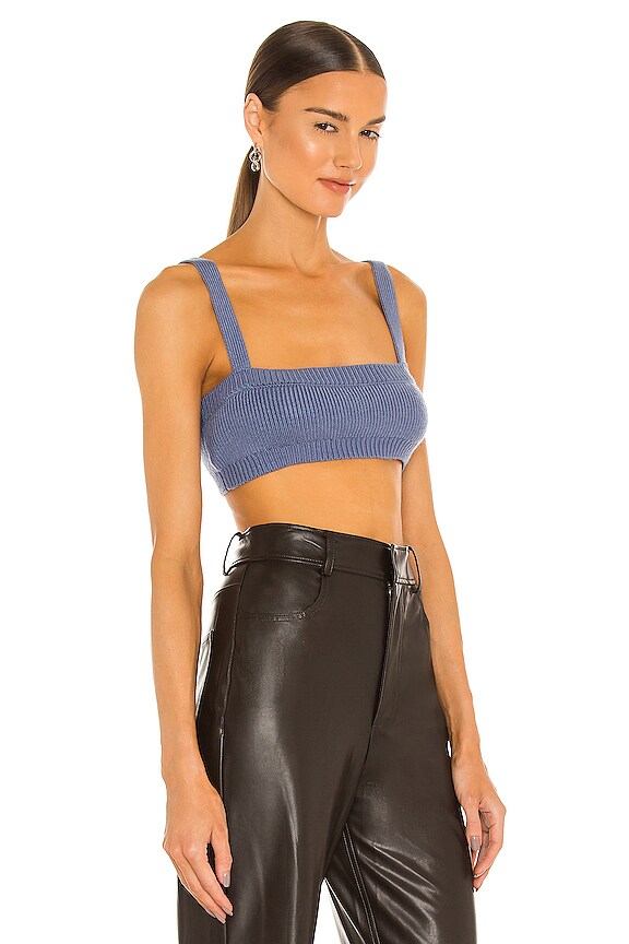 view 2 of 4 Sweater Pull On Bra in Stonewash