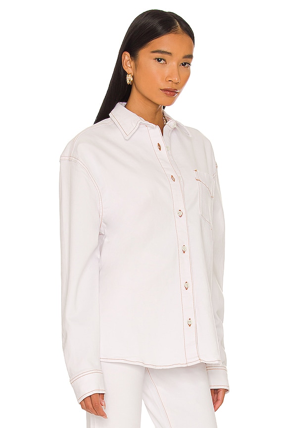 view 2 of 4 CAMISA BOYFRIEND in Classic White