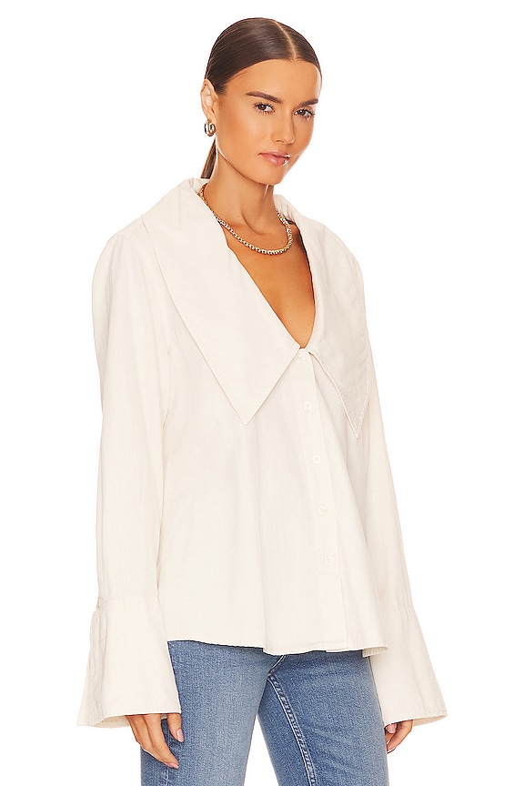 view 2 of 4 Collar Dani Shirt in Ivory