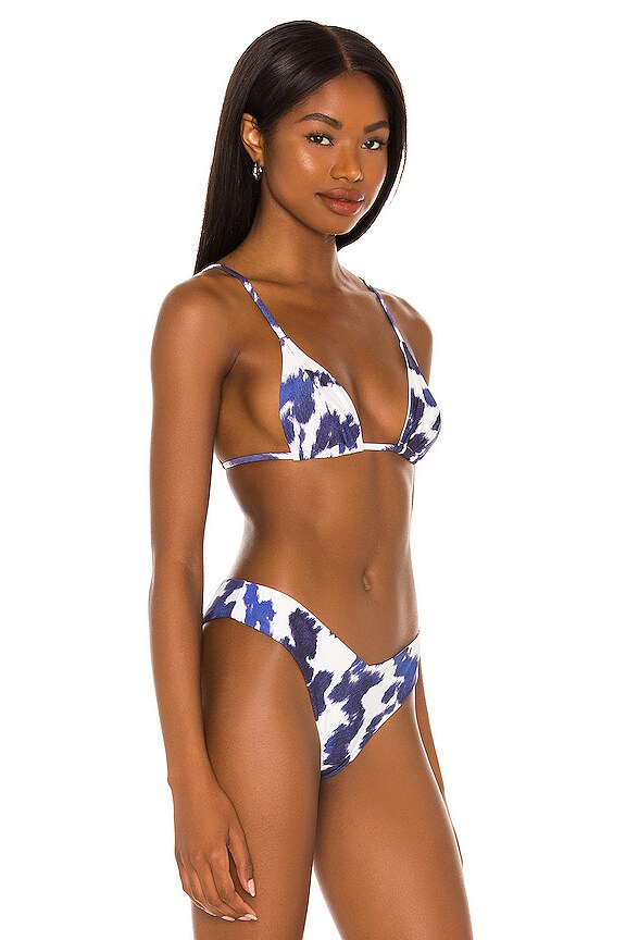 view 2 of 4 TOP BIKINI COOPER in Cowhide Navy Multi