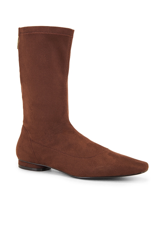 view 2 of 5 Flat Glove Boot Footwear in Chocolate