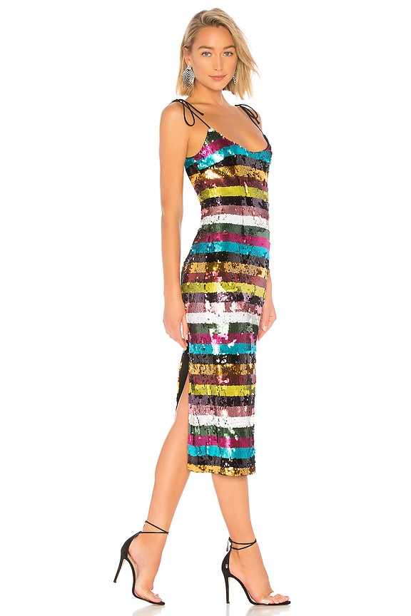 view 2 of 4 Desdemonda Embellished Midi Dress in Multi Colors