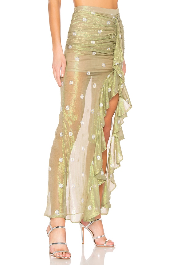 view 2 of 5 Bellisima Skirt in Green