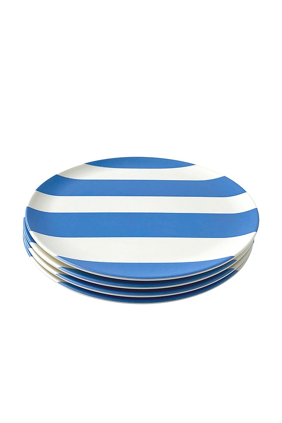 view 2 of 3 PLATOS SIDE PLATE in Blue Naples