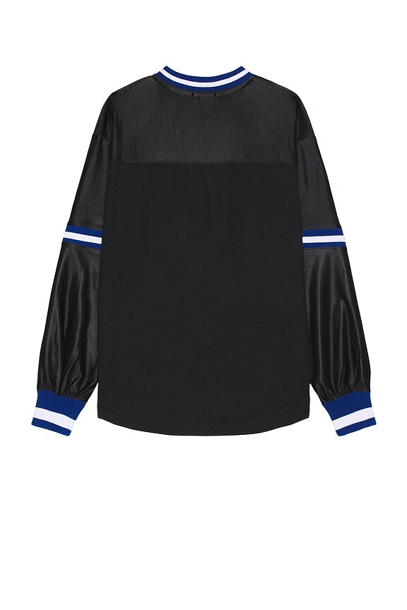 view 2 of 4 Long Sleeve Game Shirt in Black