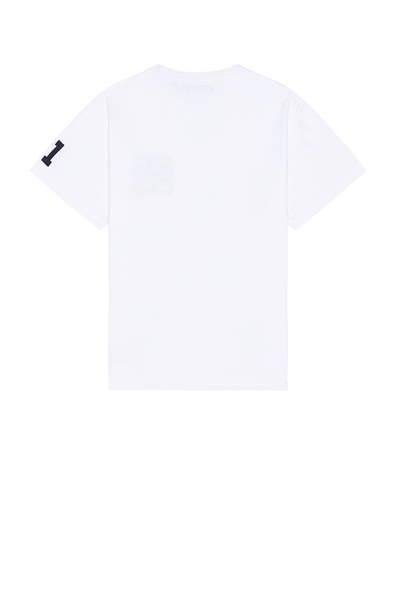 view 2 of 3 Baseball Short Sleeve Tee in White