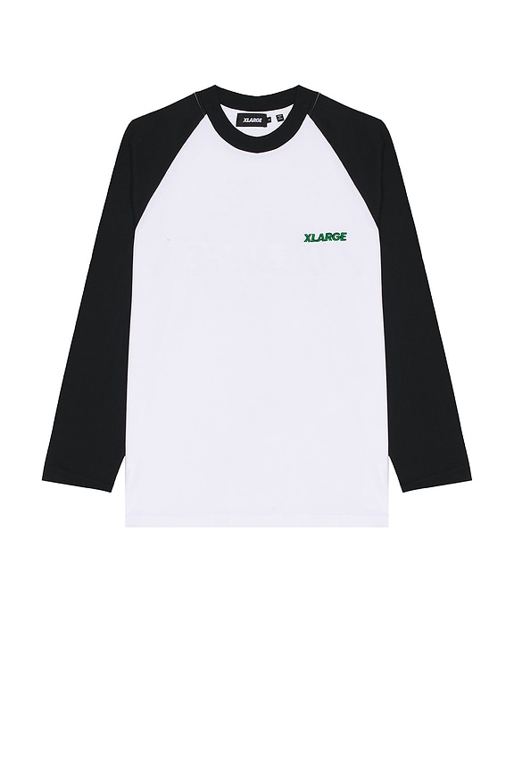 view 2 of 4 Slanted OG Raglan Long Sleeve Tee in Black