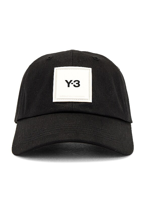 view 1 of 4 Square Label Cap in Black