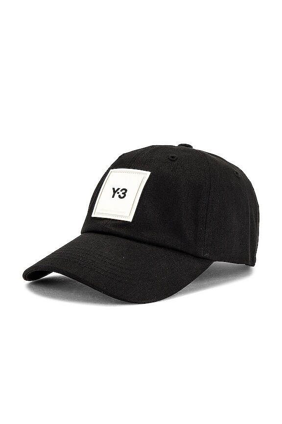 view 2 of 4 Square Label Cap in Black