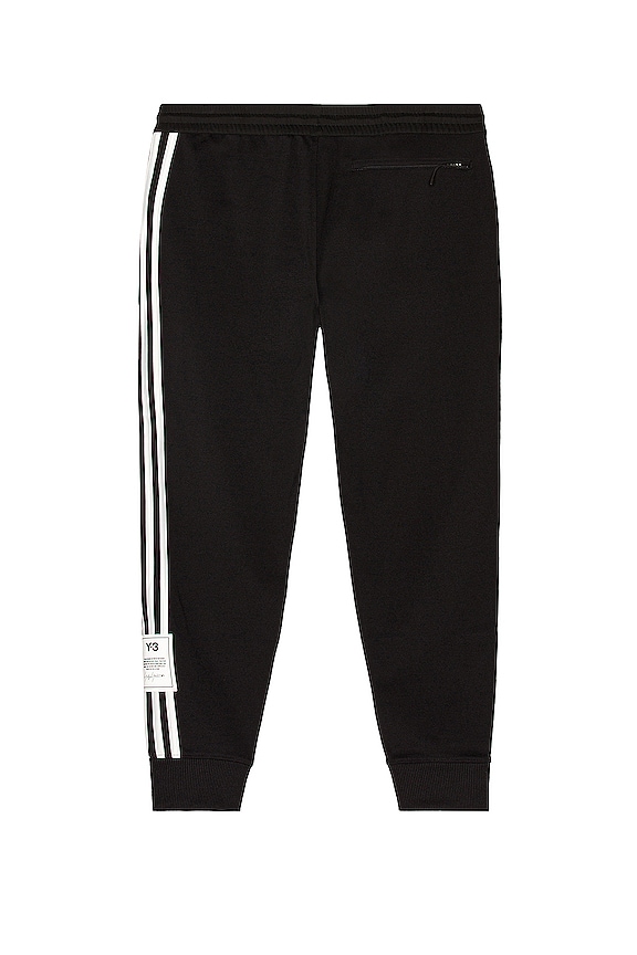 view 2 of 4 3 Stripe Cuffed Tack Pants in Black