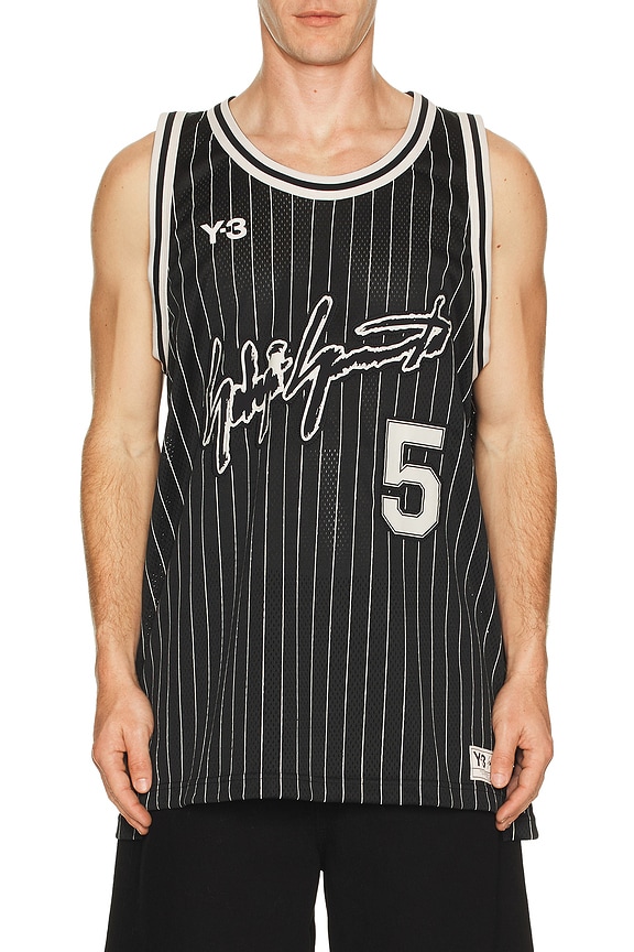 view 2 of 6 Elite 5 Bball Jersey Black in Black