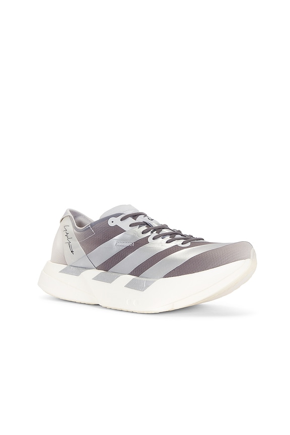 view 2 of 6 Adios Pro 4 Silvmt Lgsogr Sneaker in Cloud White, Silver Metallic, & Light Solid Grey
