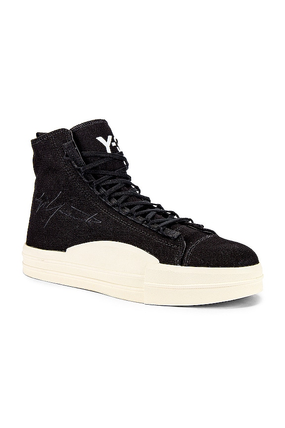 view 1 of 6 Yuben Mid in Black Y3 & Black Y3 & White