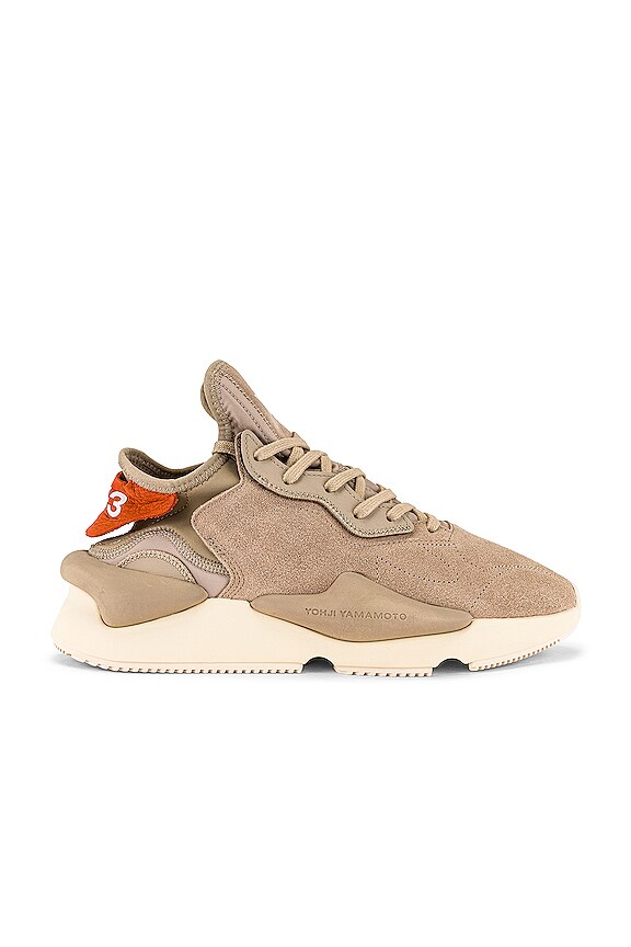 view 2 of 6 Y-3 Kaiwa in Trace Khaki & Trace Khaki & Fox Orange