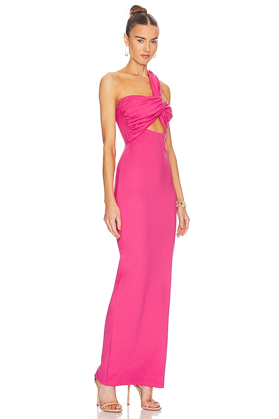 view 2 of 4 ROBE MAXI VIOLET in Pink