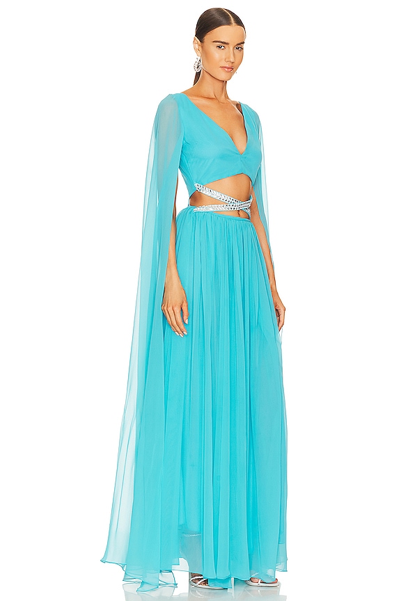 view 2 of 5 MAXIVESTIDO RAHILA in Blue