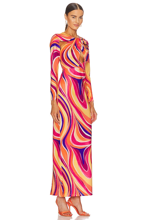 view 2 of 3 Ekua Dress in Kaleidoscope Print