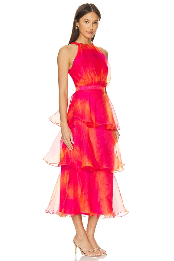 view 2 of 3 Yaya Dress in Sunset Print