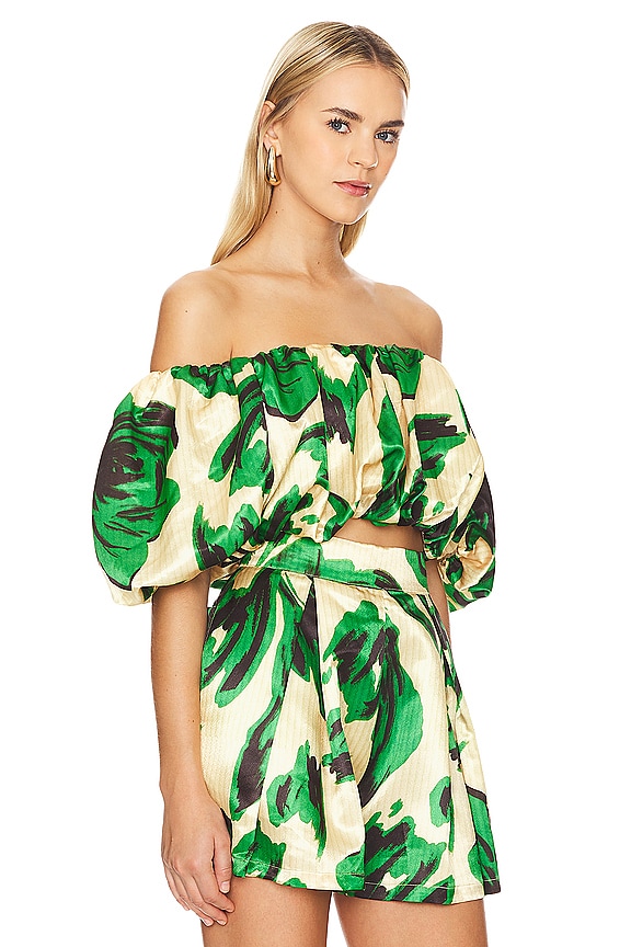 view 2 of 4 Timoni Top in Whispering Palms Print
