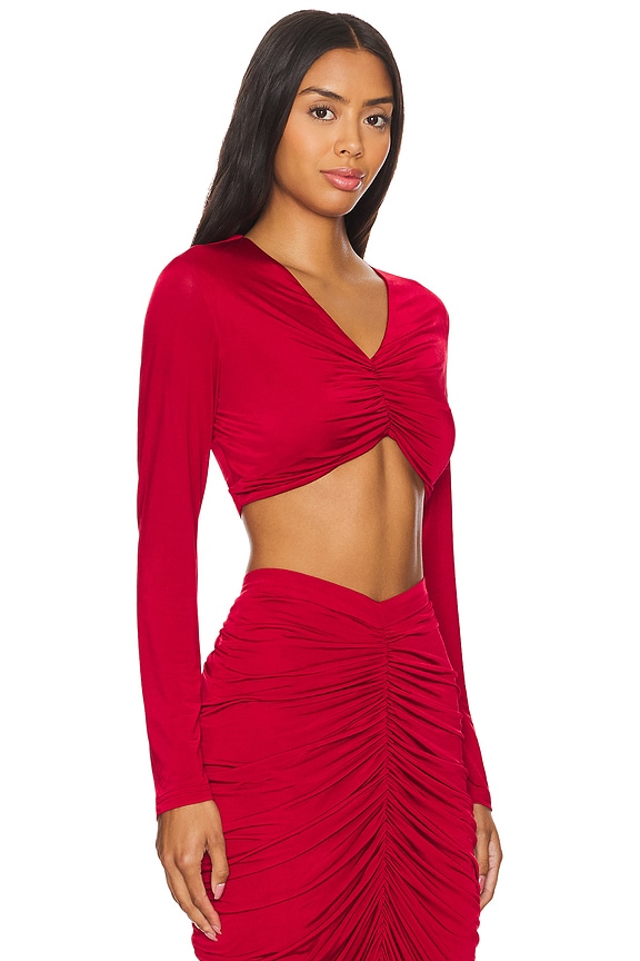 view 2 of 4 Kaira Top in Red