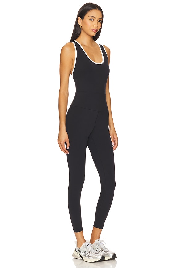 view 2 of 4 Recycled Reese Onesie in Black & White