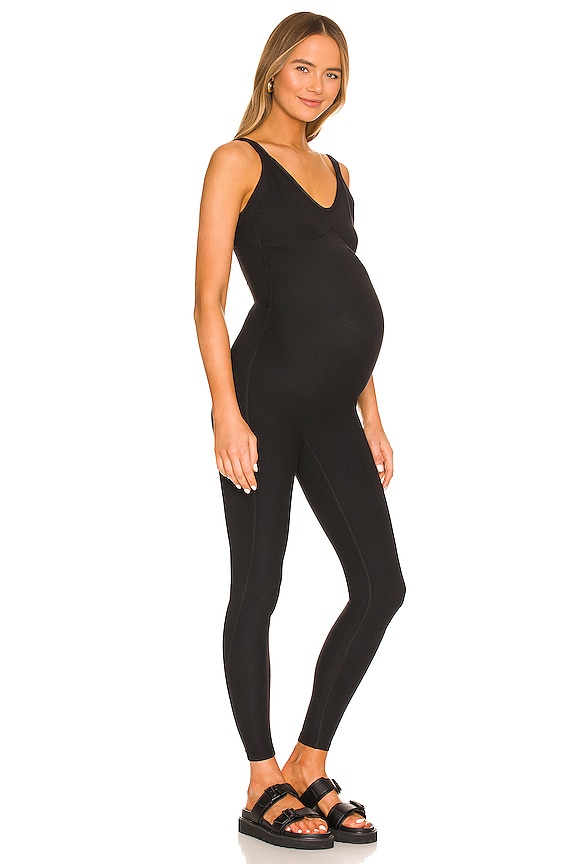 view 2 of 3 Maternity Onesie in Black
