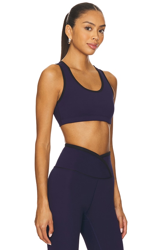 view 2 of 4 Court Sports Bra in Navy & Black