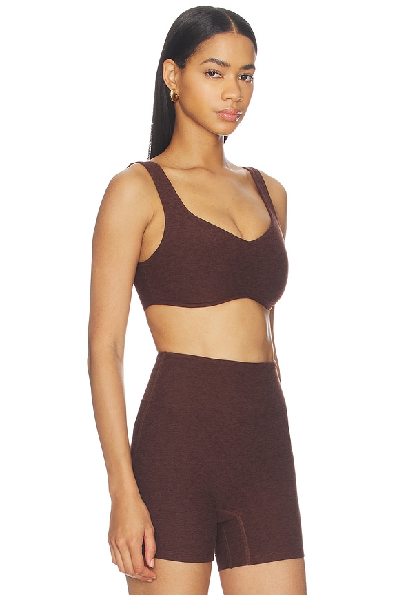 view 2 of 4 SUJETADOR DEPORTE STRETCH ISADORA BRA in Brown