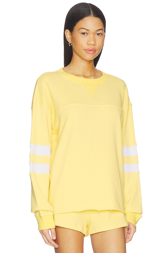 view 2 of 4 Varsity Sweatshirt in Popcorn White