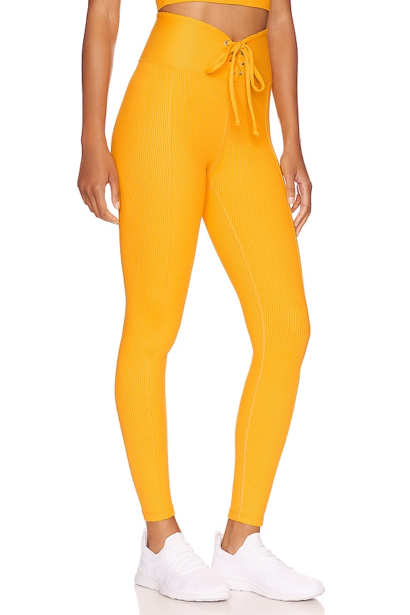 view 2 of 4 Ribbed Football Legging in Honeycomb