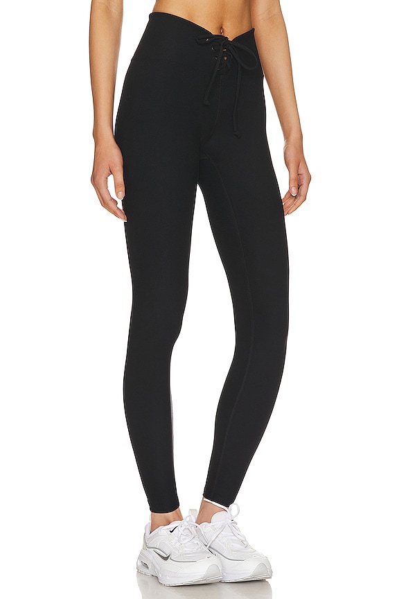 view 2 of 4 Stretch Football Legging in Black