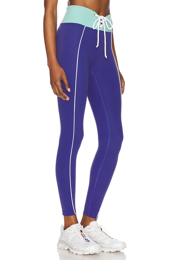 view 2 of 6 Sport Colorblock Football Legging in Bar Bl Pool Iv