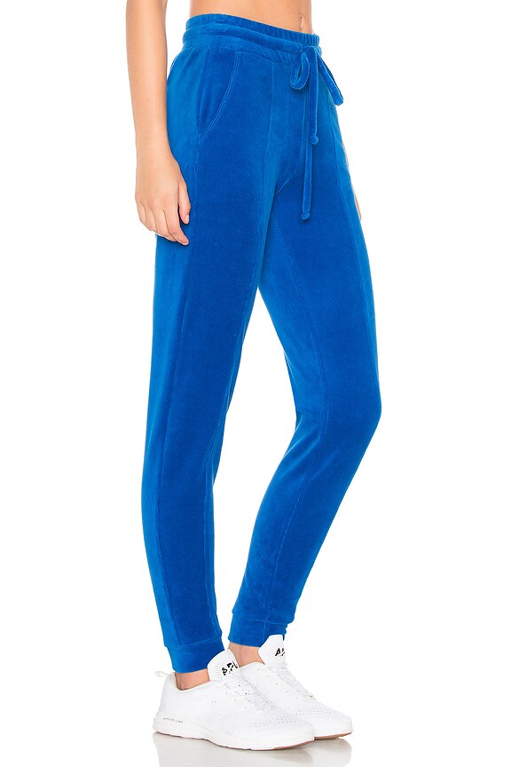 view 2 of 4 Velour Jogger Pant in D Blue