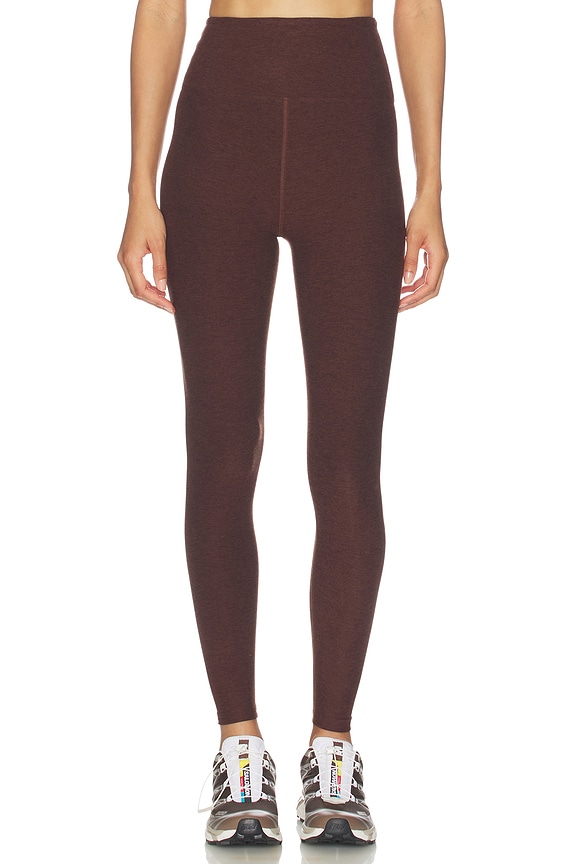 view 1 of 6 LEGGINGS HIGH SCULPT LEGGING in Chocolate Brown