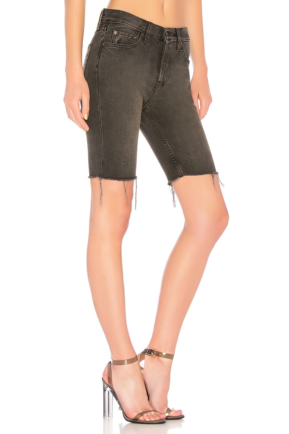 view 2 of 4 Season 6 Cut Off Long Short in Black Brown