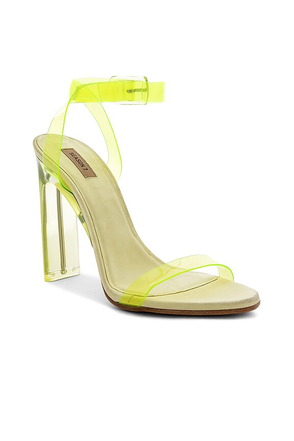 view 2 of 5 SANDALIA SEASON 7 ANKLE STRAP in Faded Neon Yellow