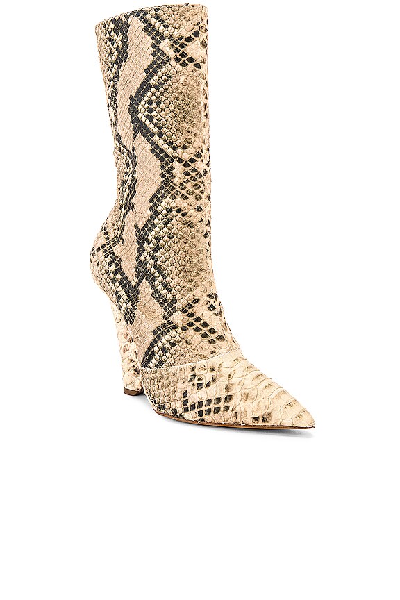 view 2 of 5 SEASON 8 Python Wedge Ankle Boot in Roccia Mesa