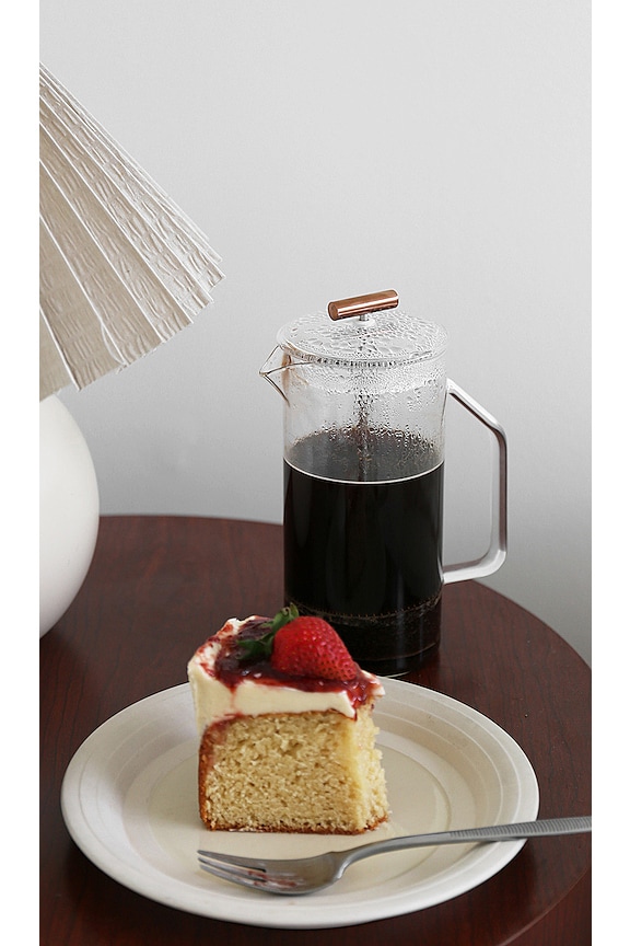 view 2 of 2 Glass French Press in Clear