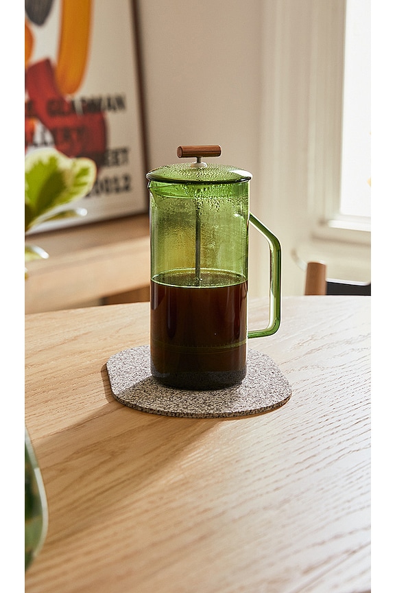 view 2 of 2 Glass French Press in Verde