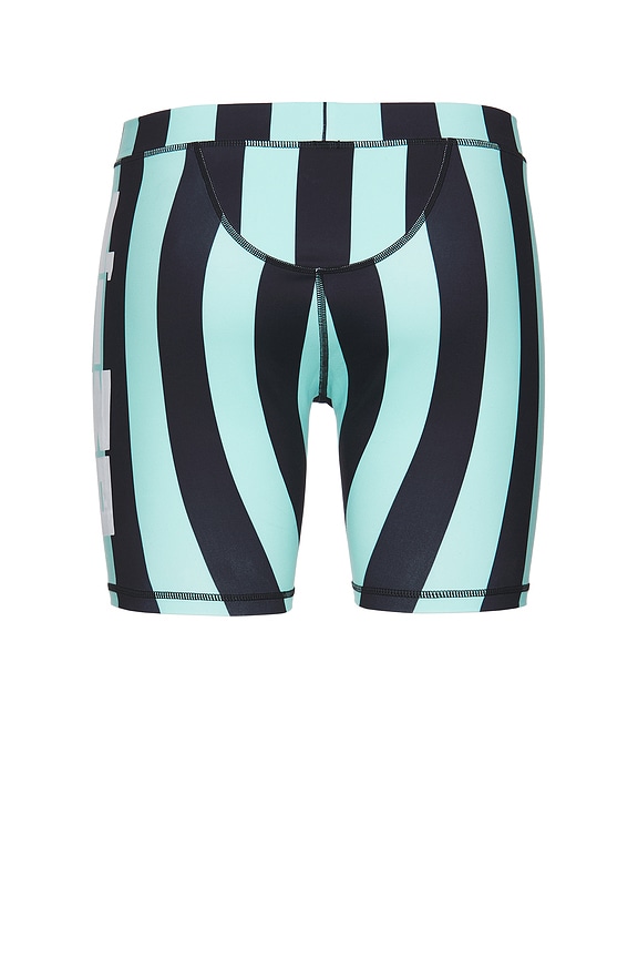 view 2 of 4 Hardwear Bike Shorts in Teal & Black Stripe