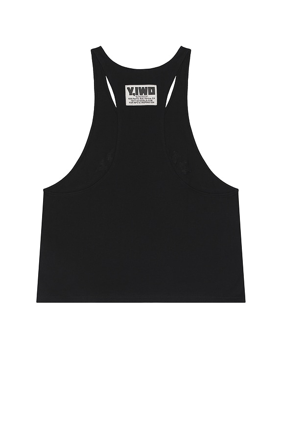 view 2 of 3 Big Boy Club Stringer Tank in Black & Pink