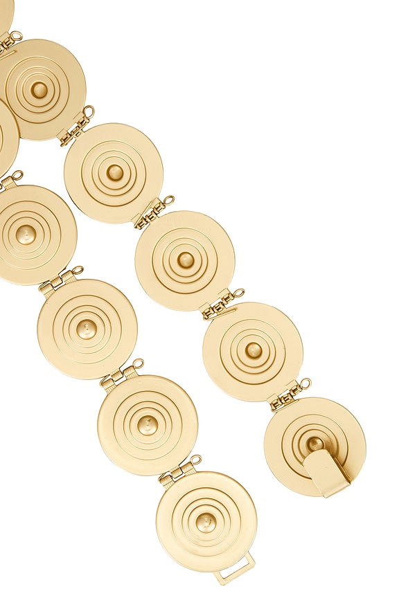 view 2 of 3 CINTURÓN MARBELLA in Matte Gold