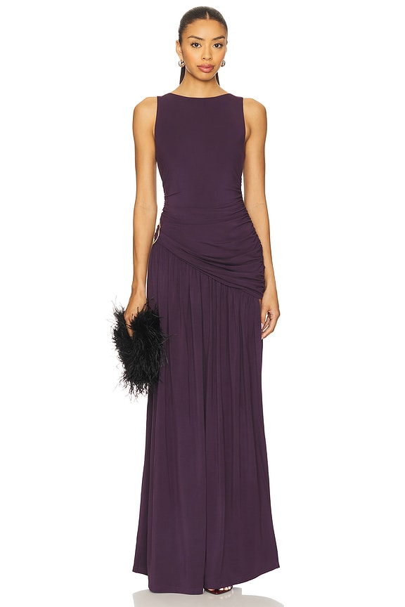 view 2 of 5 Estelle Dress in Plum