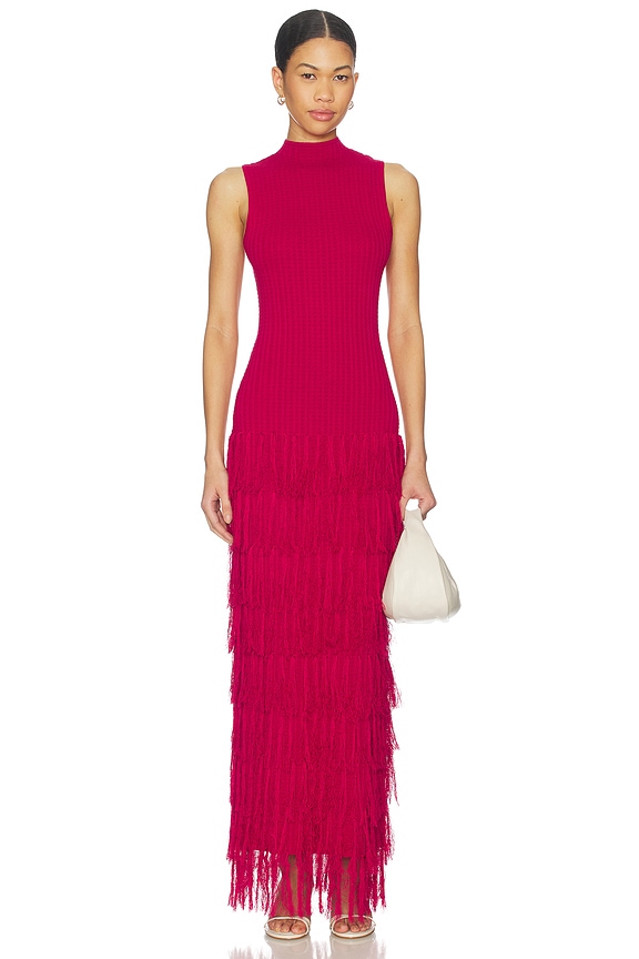 view 2 of 5 ROBE PHOEBE FRINGE in Granada