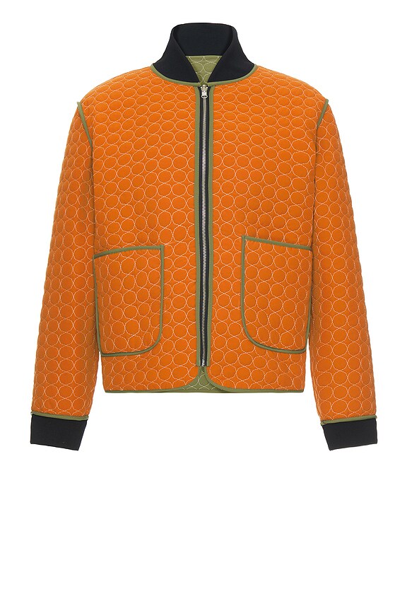 view 2 of 6 КУРТКА in Green & Orange