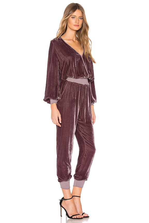 view 2 of 3 Ambrosia Velvet Jumpsuit in Oakwood