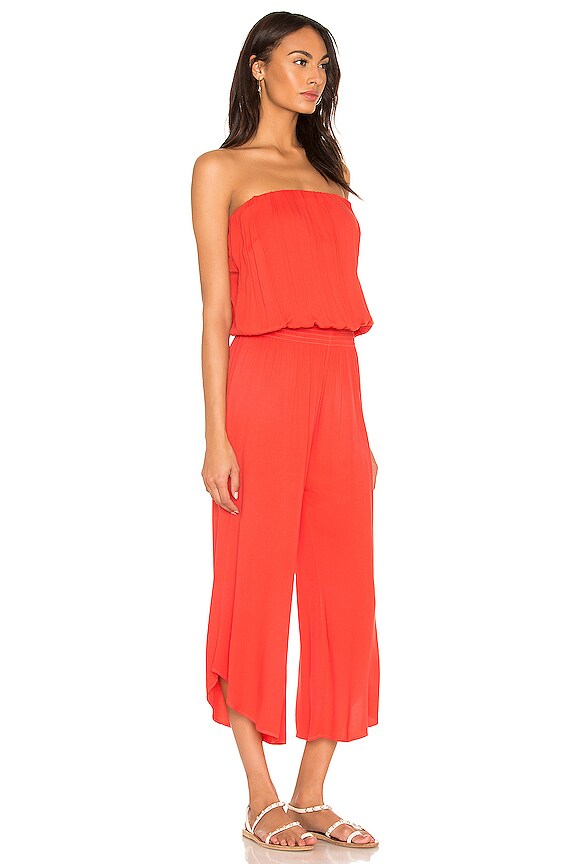 view 2 of 3 Aviana Jumpsuit in Papaya Solid