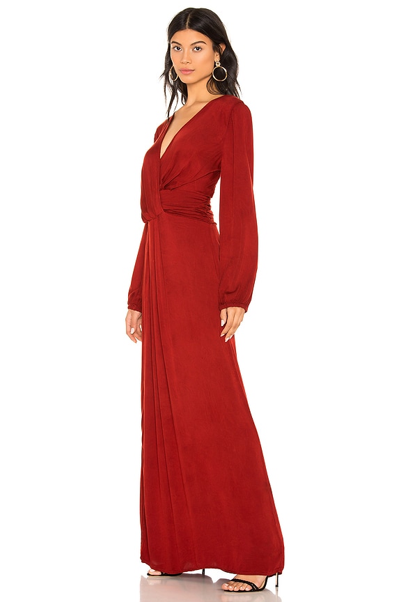 view 2 of 3 Chontel Maxi Dress in Blood Orange IW