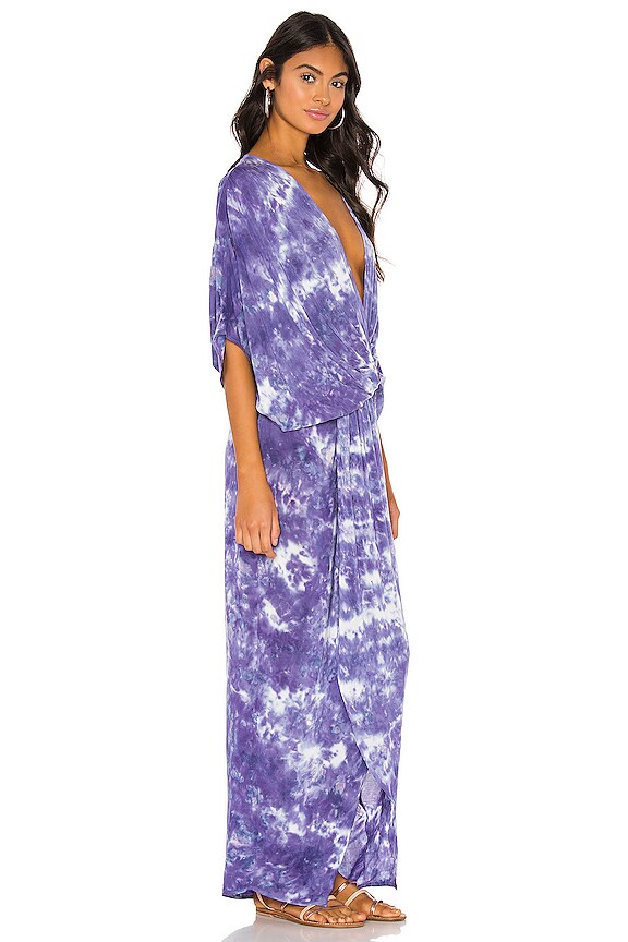 view 2 of 3 ПЛАТЬЕ LUELLE in Violet Micro Wash